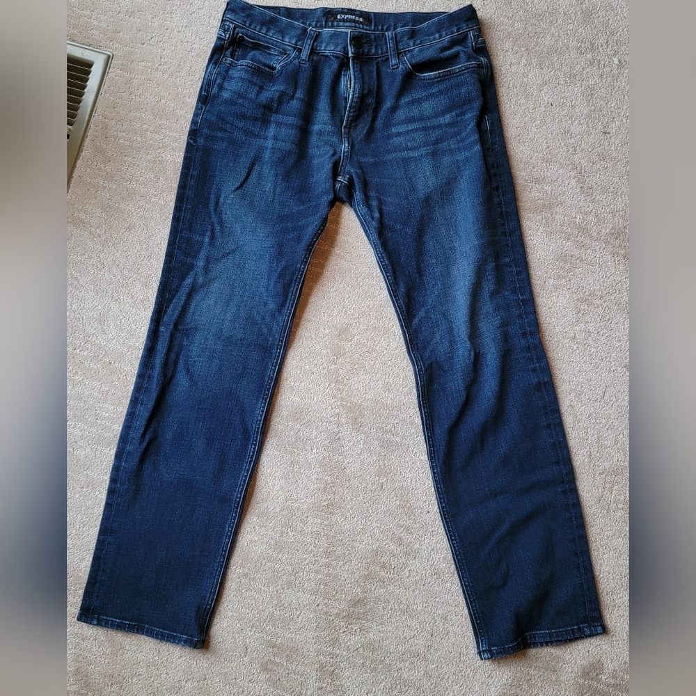 Express stretch four-way slim straight 31X32